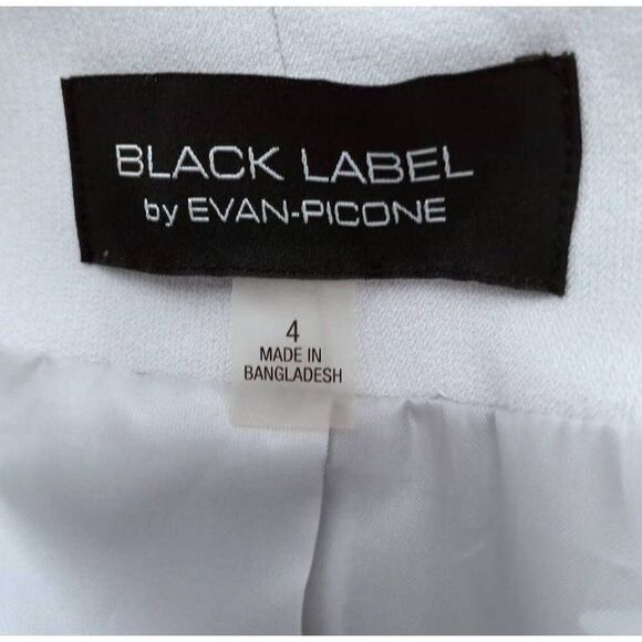 EVAN PICONE BLACK LABEL GRAY BLAZER SZ.4 EUC. - Picture 7 of 9
